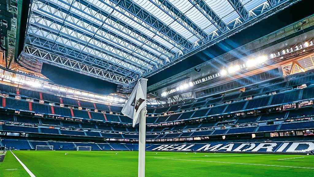 La cubierta retractil del Santiago Bernabéu