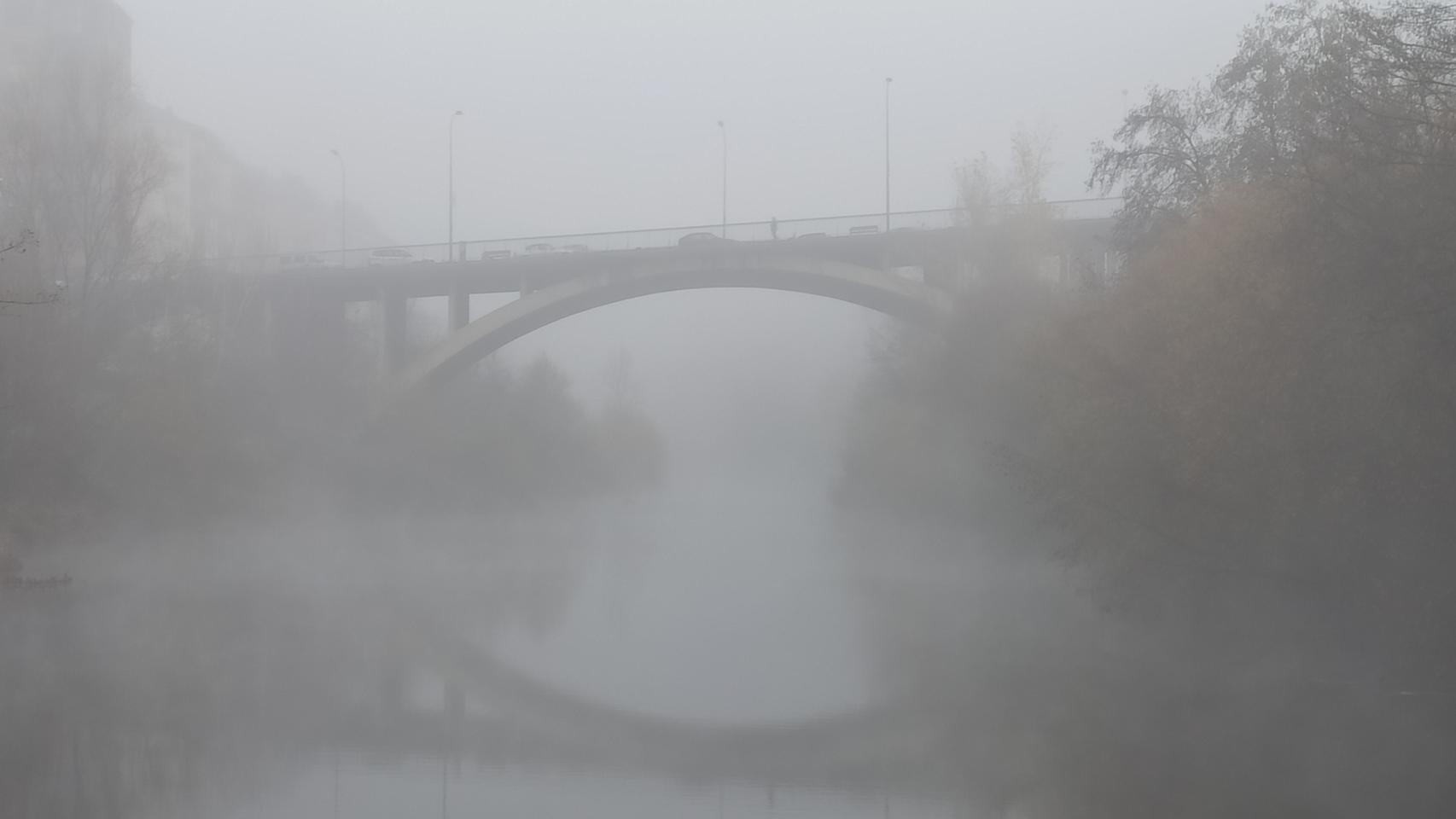 La niebla cubre Ponferrada