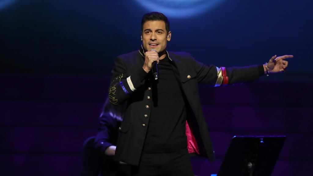 Carlos Rivera en un concierto.