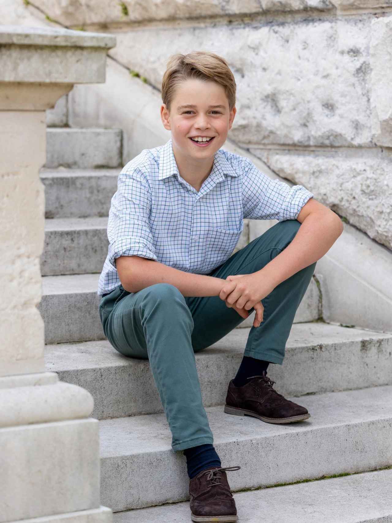 El príncipe George, en una imagen difundida por la Casa Real británica este pasado mes de julio.