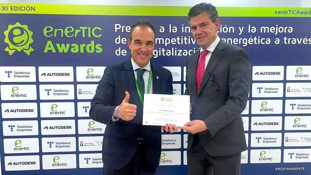Antonio Peral, recoge la distinción como finalista al mejor directivo de la Administración Local en España.