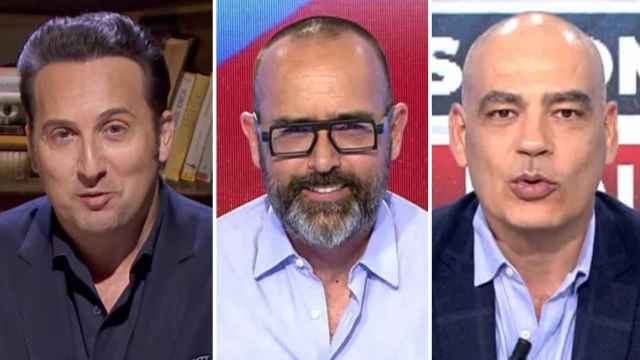 Risto Mejide, Iker Jiménez y Nacho Abad, las tres caras que sustentan las audiencias de Cuatro