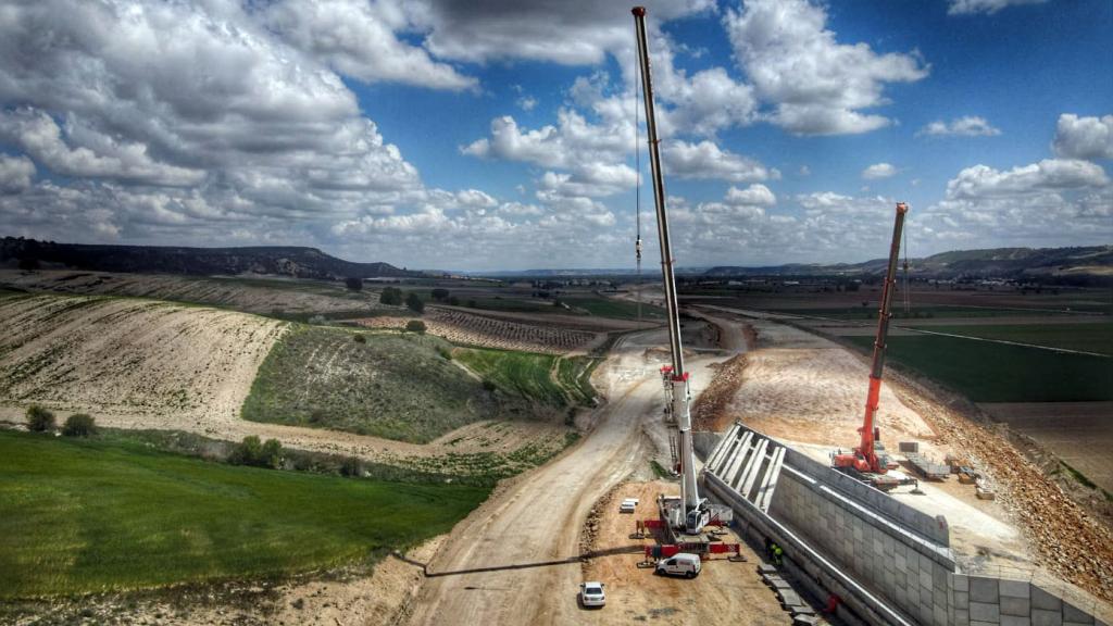 Obras de la A-11 entre Tudela de Duero y Quintanilla de Arriba en Valladolid