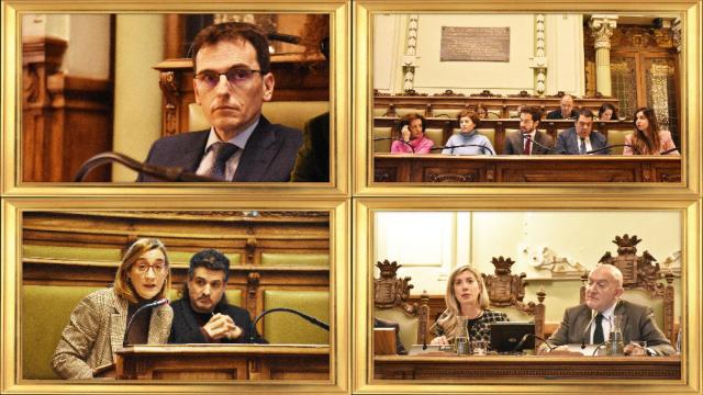 Imágenes del pleno del Ayuntamiento de Valladolid de este lunes