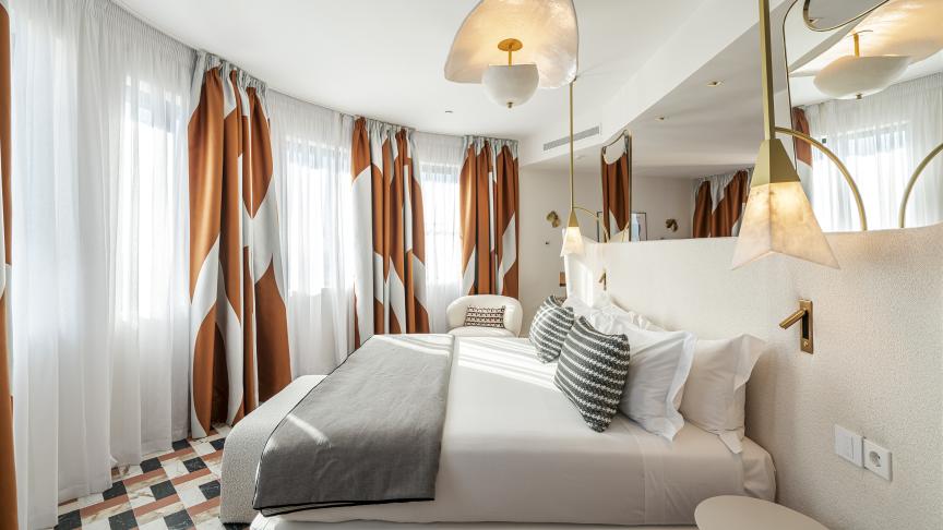 Suite del hotel Vincci Capitol.
