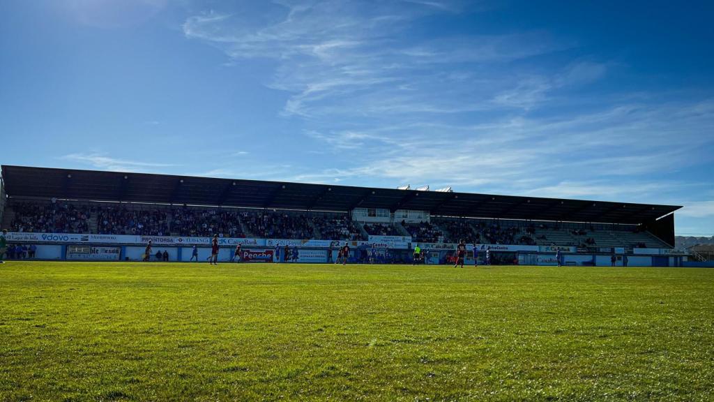 El estadio Juan Carlos Higuero en Aranda de Duero