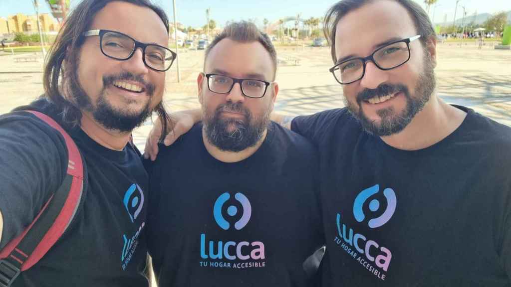 De izquierda a derecha: Victor Barrientos, Ismael Osuna y Miguel Romero, equipo fundacional del Lucca.