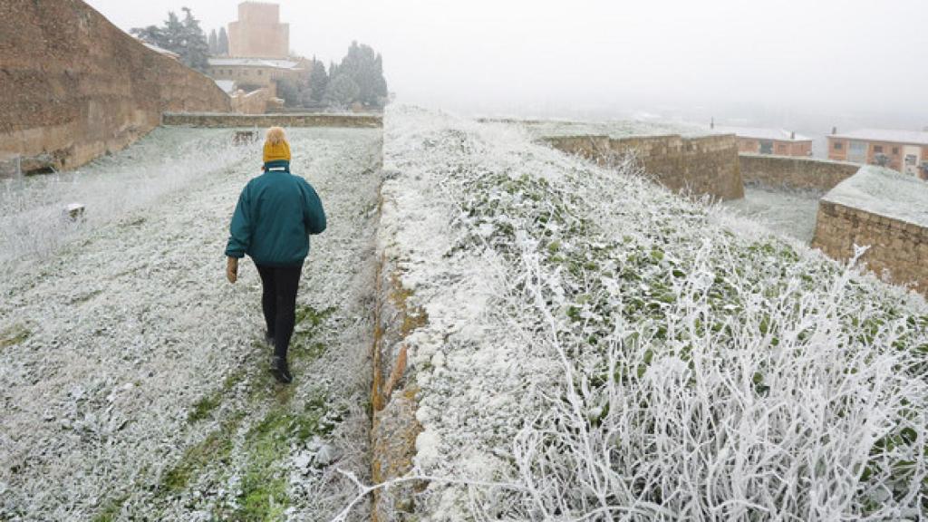 Intenso frío en Ciudad Rodrigo