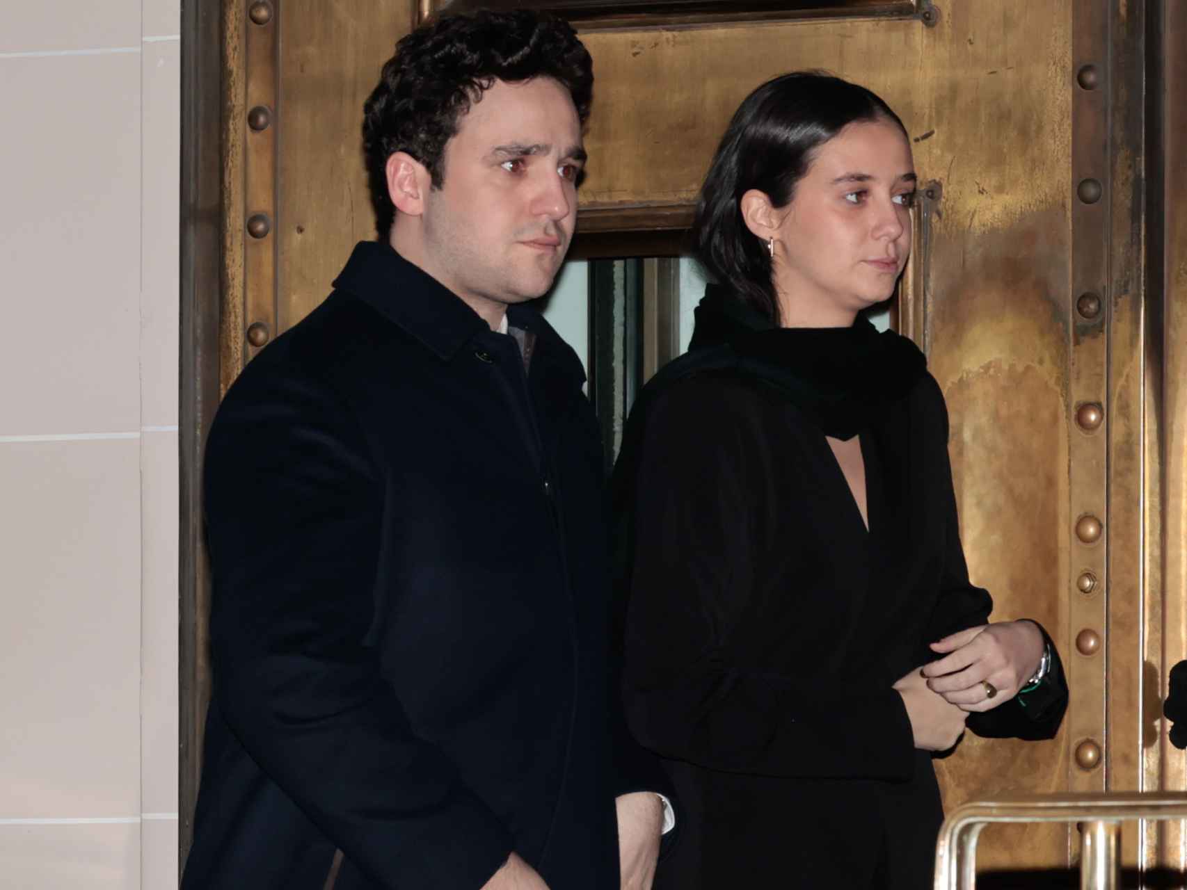 Felipe Froilán y Victoria Federica de Marichalar de Borbón en Atenas el pasado mes de enero con motivo del fallecimiento de su tío abuelo, Constantino de Grecia.