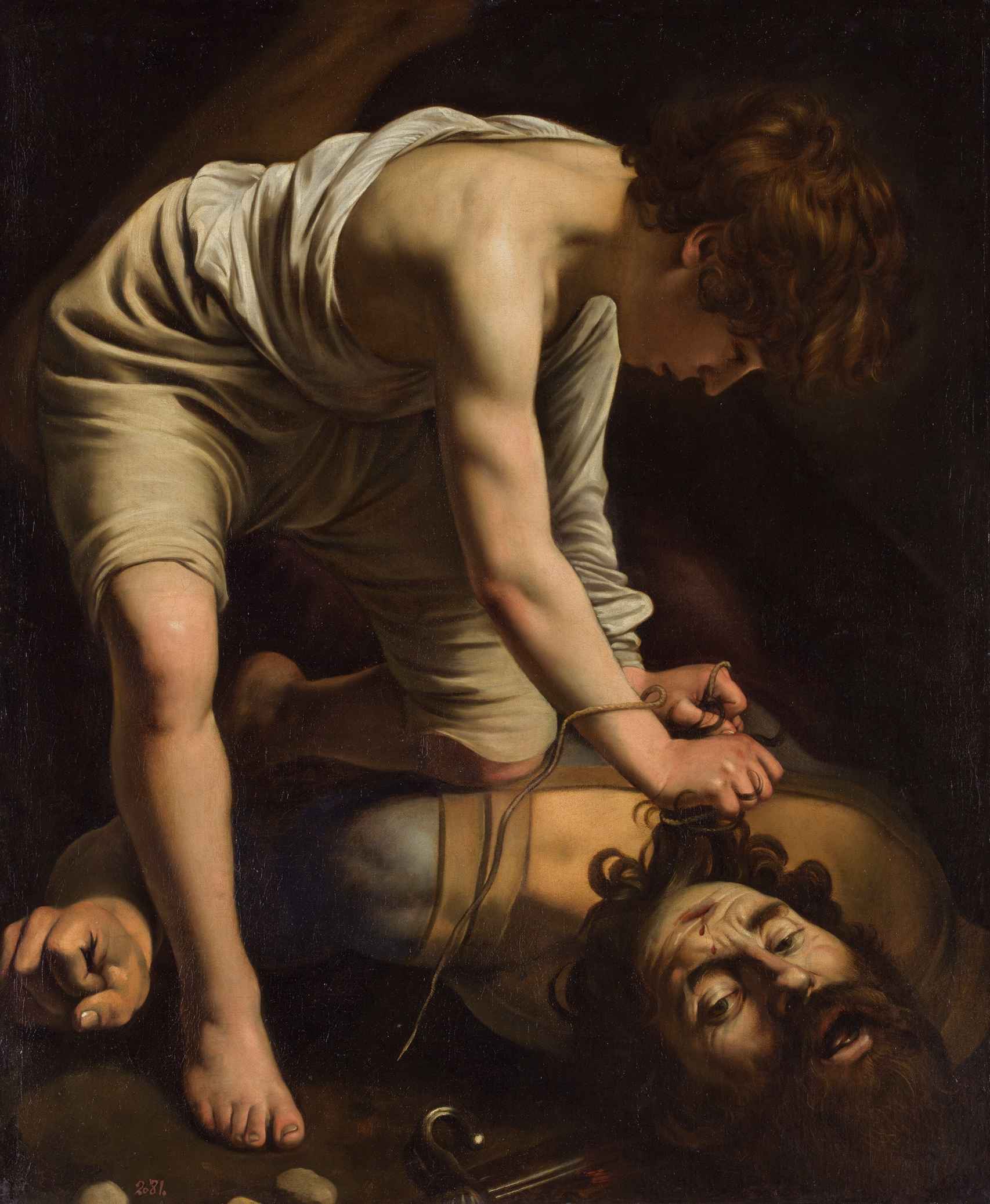 'David vencedor de Goliat', de Caravaggio © Museo del Prado