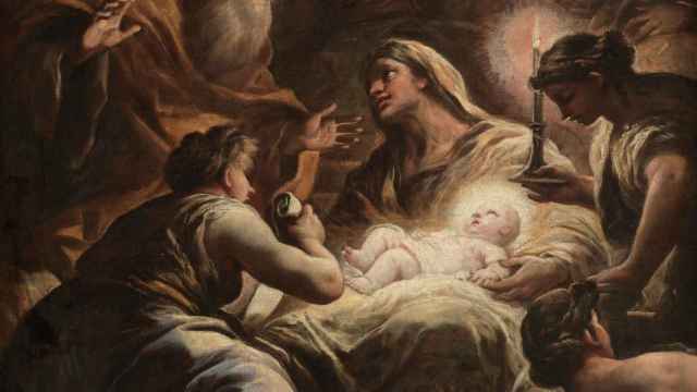 La Natividad, según Luca Giordano.
