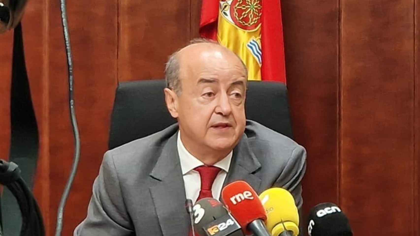 El presidente del TSJC, Jesús María Barrientos.
