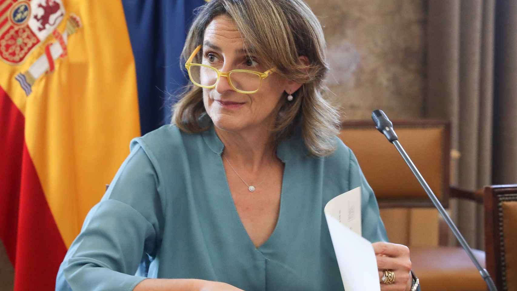 La vicepresidenta tercera y ministra para la Transición Ecológica, Teresa Ribera.