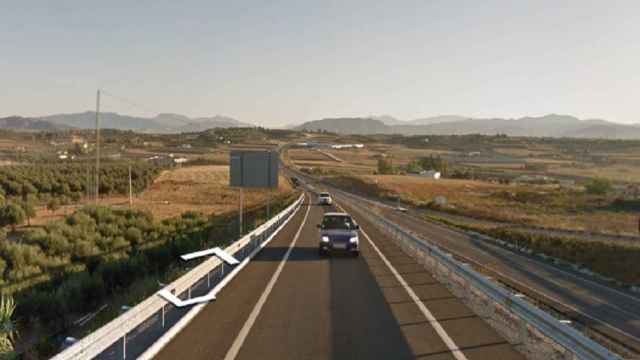Imagen de archivo de la carretera A-355, a su paso por Coín.