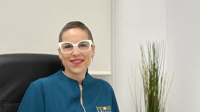 Rocío González Cuadrado en su consulta.