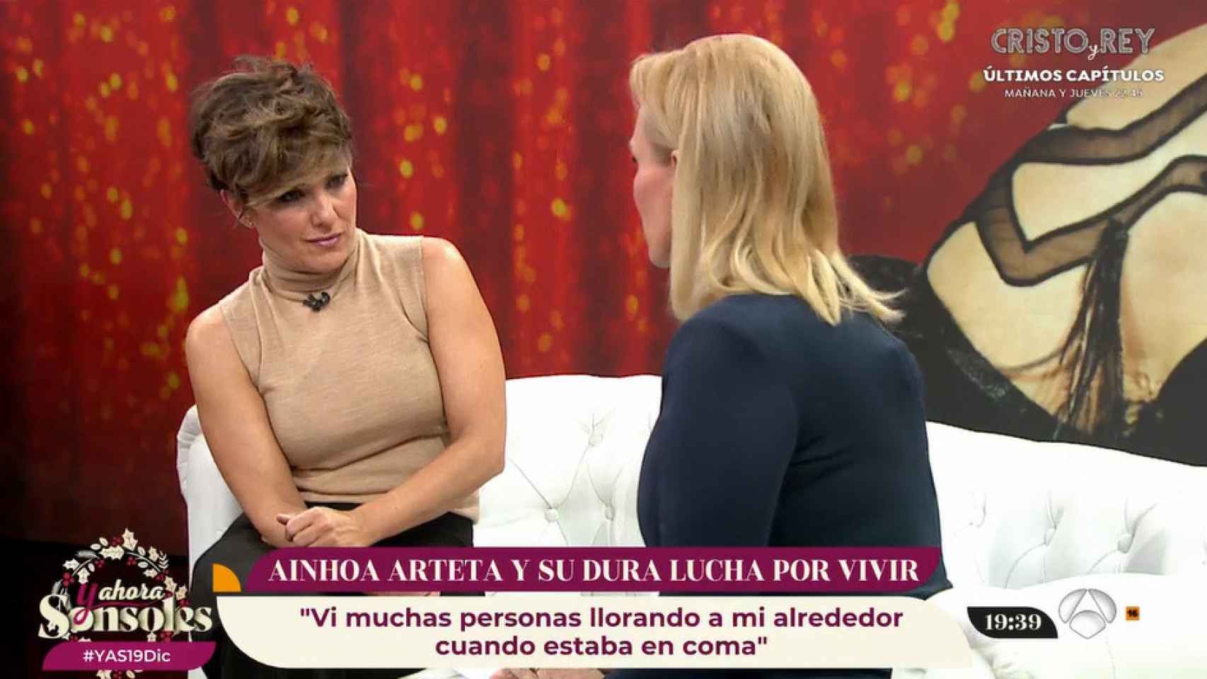 Ainhoa Arteta y Sonsoles Ónega.
