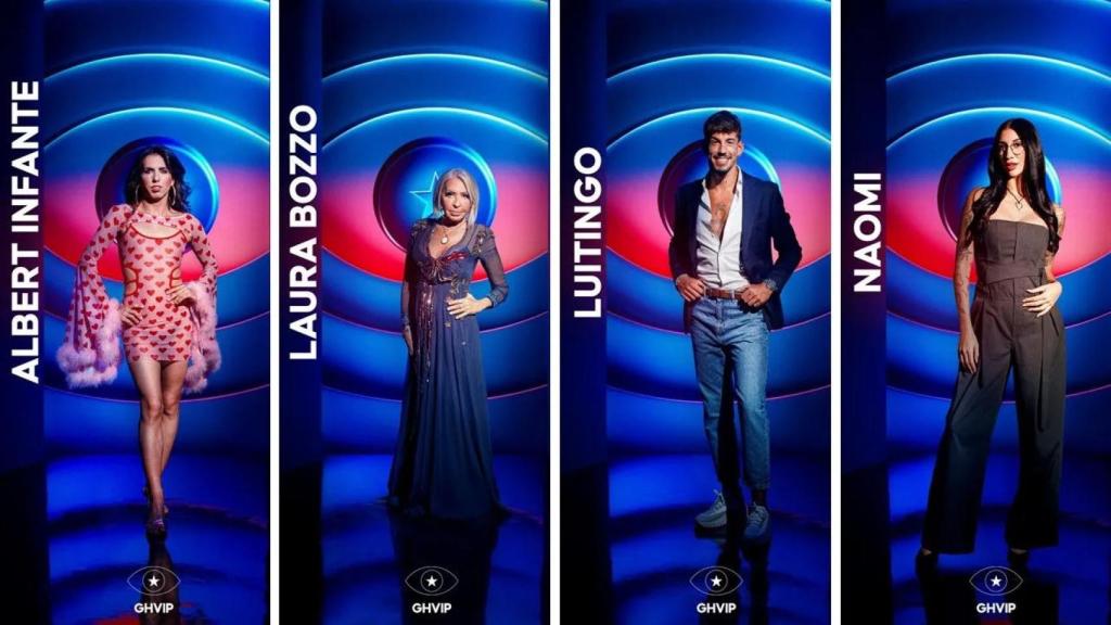 Albert Infante, Laura Bozzo, Luitingo y Naomi son los finalistas de 'GH VIP 8'.