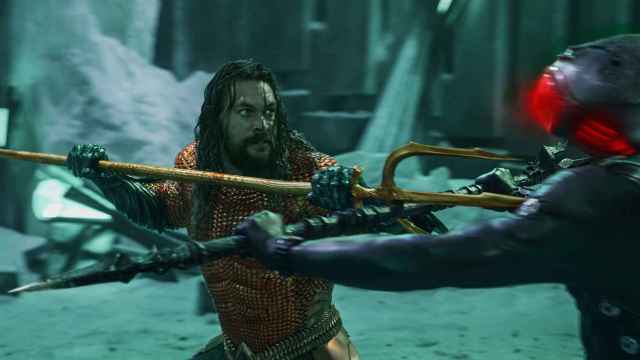 Jason Mamoa en un momento de 'Aquaman y el reino perdido'