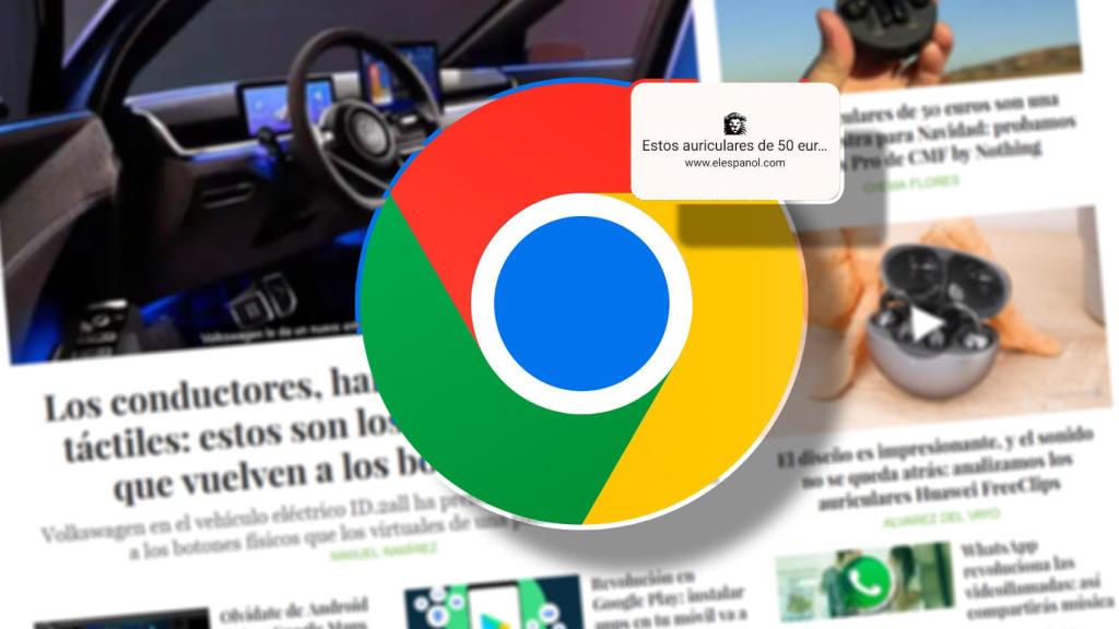 Las pestañas personalizadas flotantes llegan a Chrome