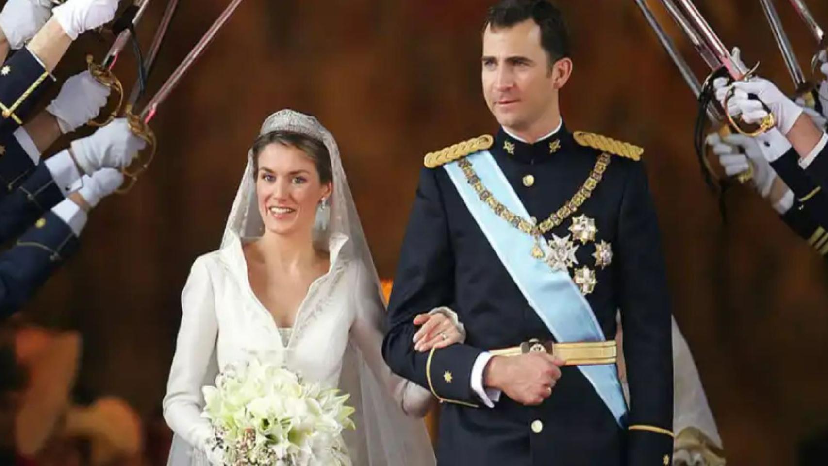 La boda de los Reyes, en 2014.