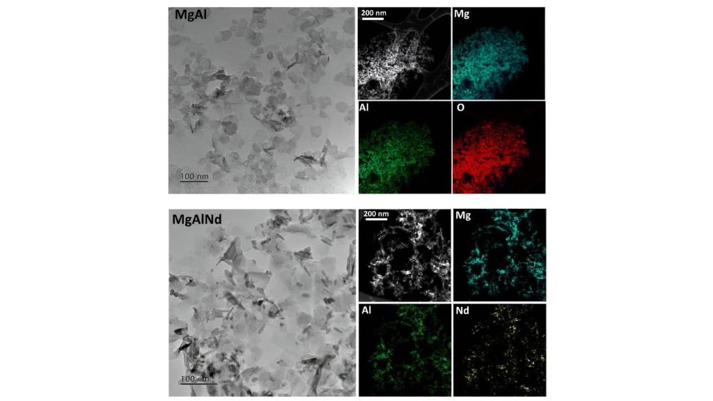Resultados del microscopio de barrido de las pruebas del nuevo material para capturar uranio