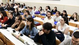 Alumnos de la USC durante una de las clases.