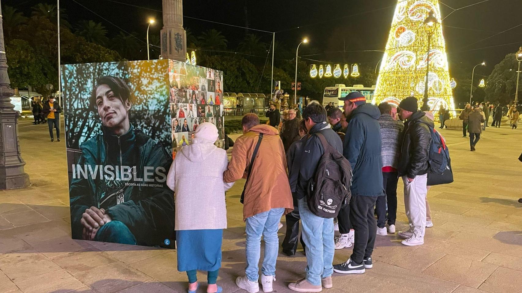 Exposición Invisibles en el Obelisco