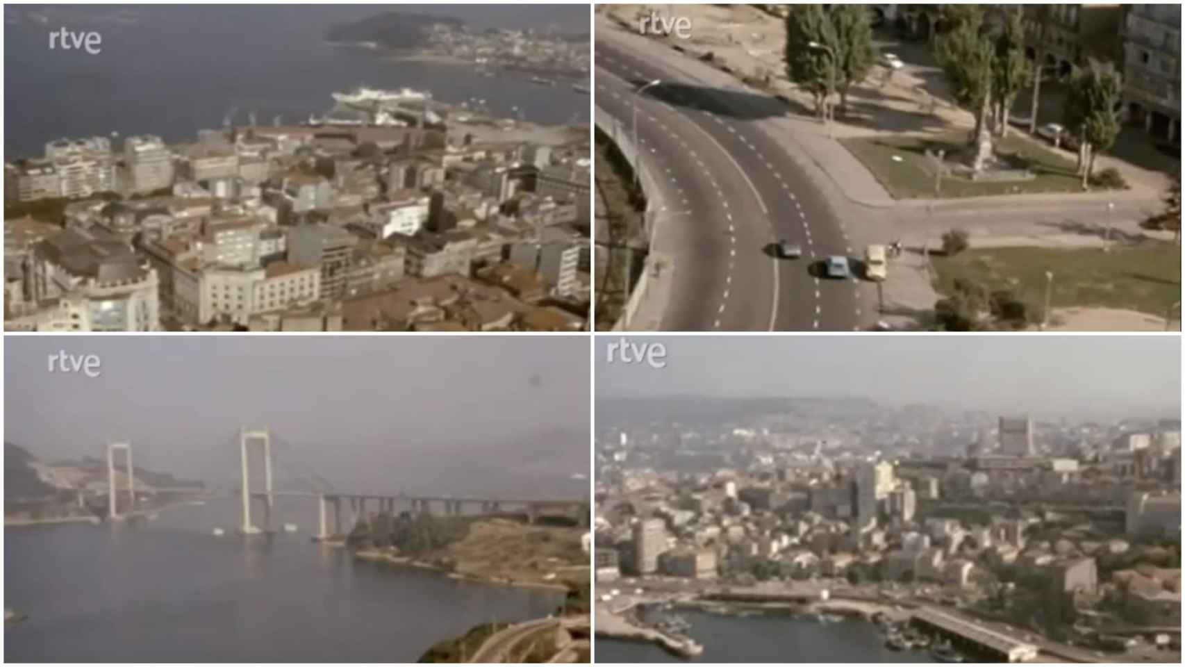 El vídeo viral de Vigo en los 80: así lucía el puerto, el Berbés y el Puente de Rande