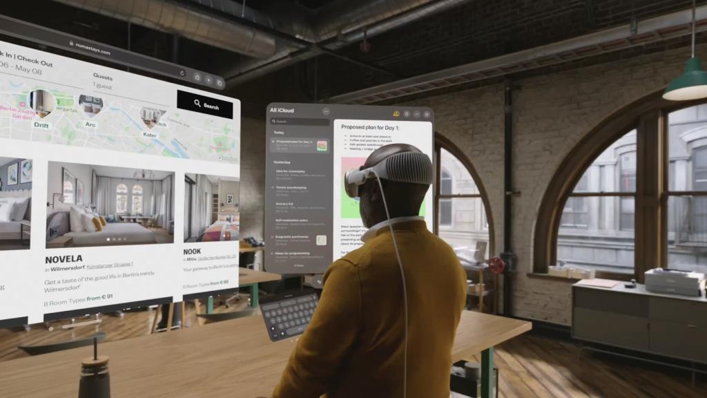 Entorno de trabajo en las Apple Vision Pro