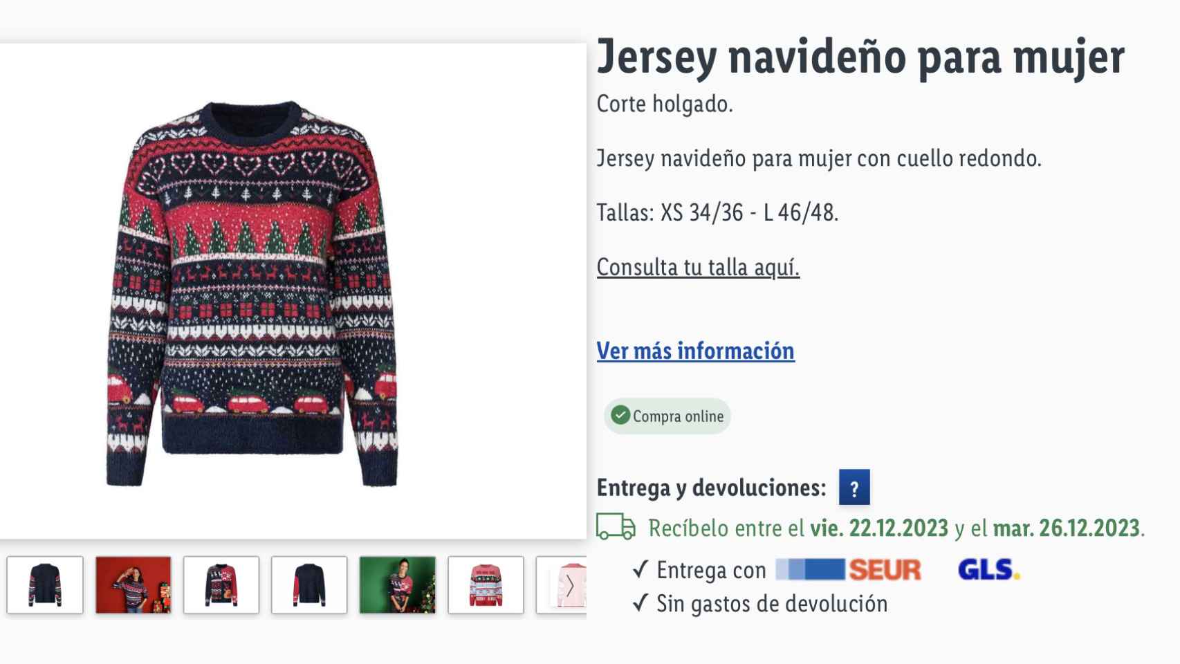 La fiebre por los nuevos jerséis de Navidad de Lidl: hay tres modelos y  sólo cuestan 9,99 euros