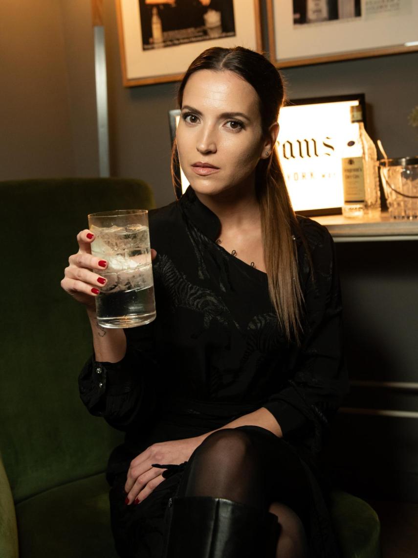 Ana Fernández en la cena de Seagram's celebrada el pasado martes, 19 de diciembre.