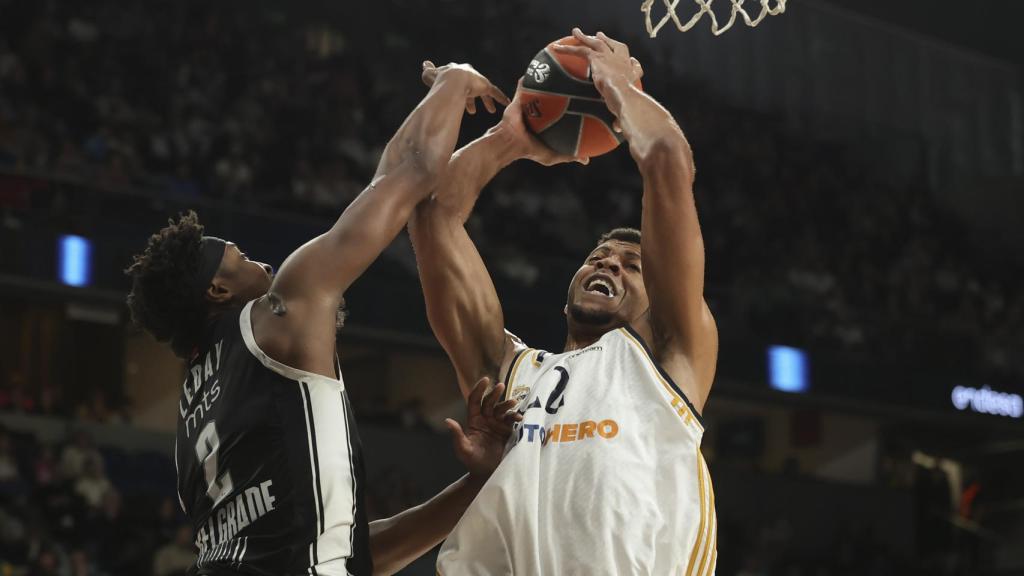 Tavares, en una acción frente al Partizan