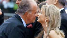 El rey Juan Carlos y Corinna Larsen, en una imagen de archivo.