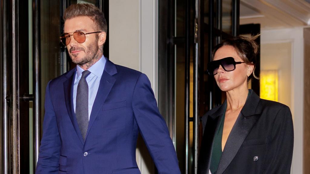 Victoria y David Beckham.