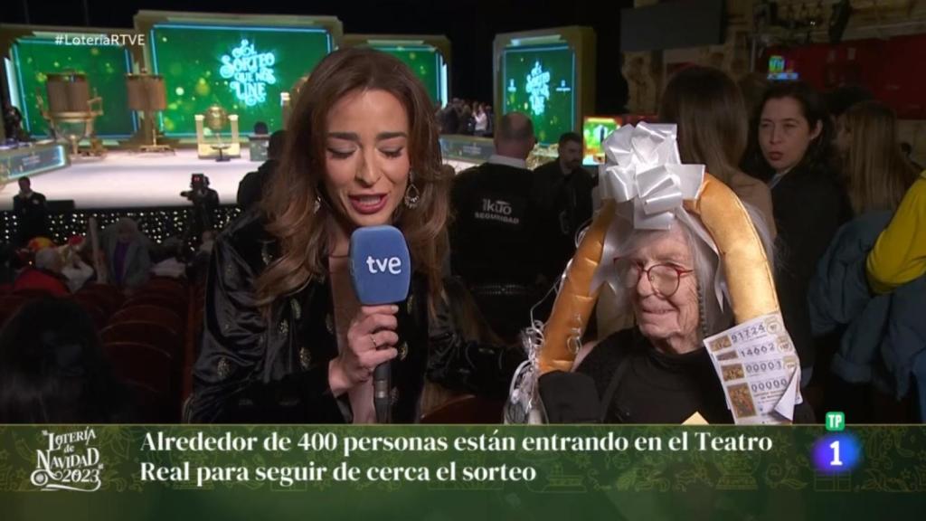 Cobertura de La 1 de TVE de la Lotería de Navidad.