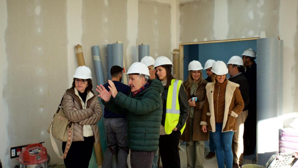 Visita de la rectora de la UA, Amparo Navarro, al edificio de Anatomía.