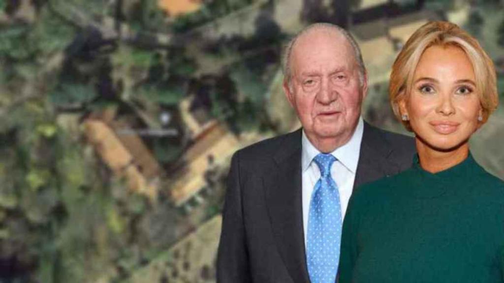 El rey Juan Carlos y Corinna Larsen, en un montaje de JALEOS.