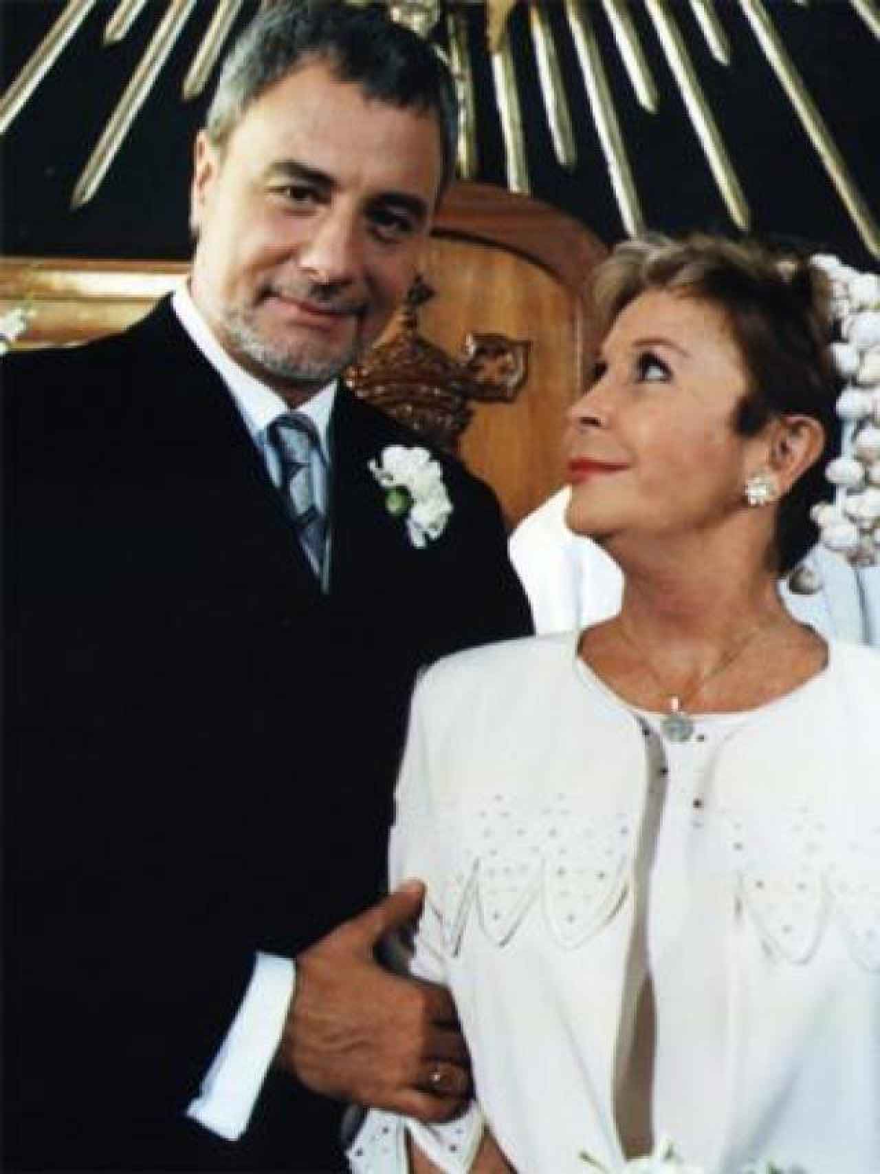 Lina Morgan y Joaquín Kremel en 'Hostal Royal Manzanares'.