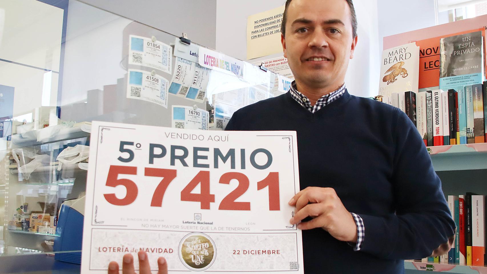 Un punto de venta mixto de León se estrena en el Sorteo de Navidad con 48.000 euros de un quinto