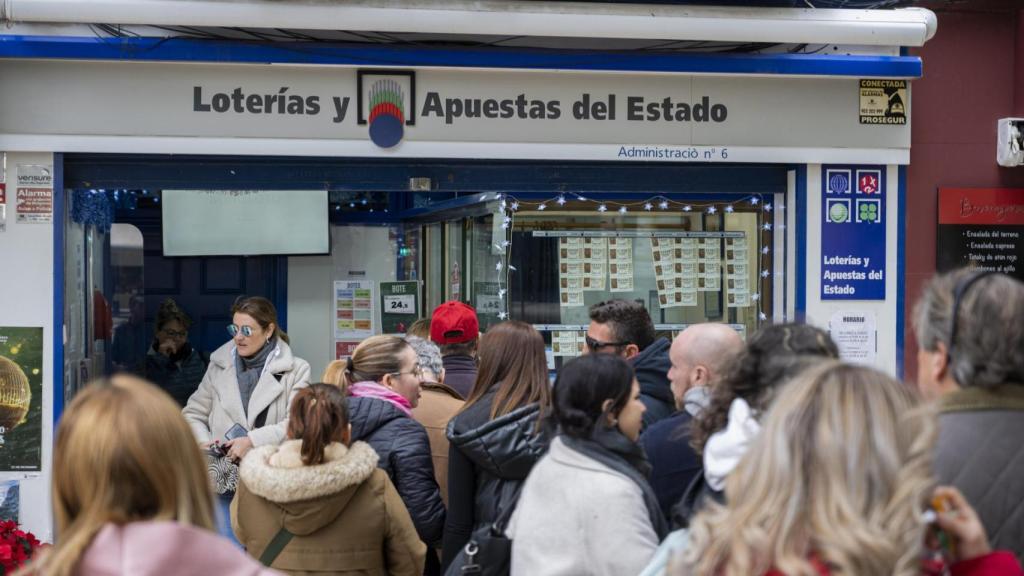 Una de las administraciones de lotería de Castelló de la Plana.