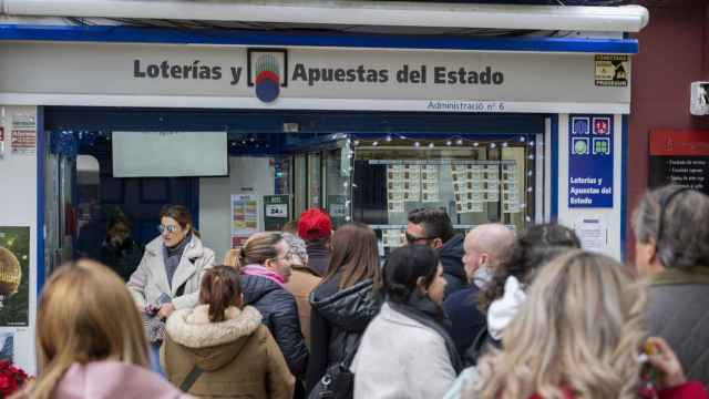 Una de las administraciones de lotería de Castelló de la Plana.