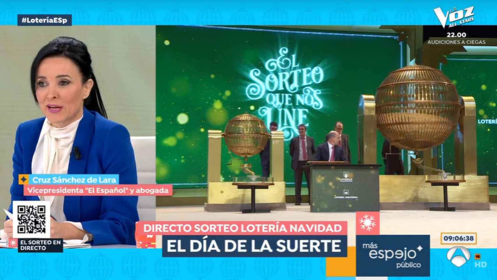 Cruz Sánchez de Lara, en 'Espejo Público'.