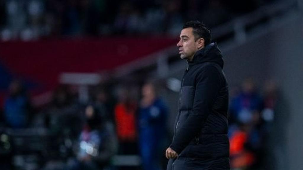 Xavi Hernández, durante el partido frente al América.