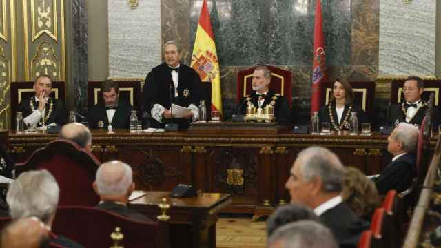 Apertura del año judicial 2023-2024 en el Tribunal Supremo, presidida por el Rey.