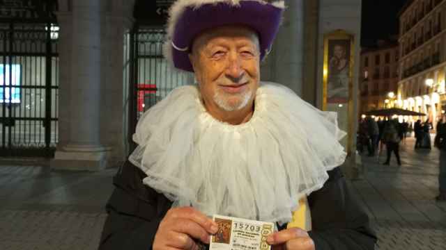 Juan José Saavedra, de 74 años, asistirá al Teatro Real para el Sorteo de la Lotería de Navidad.
