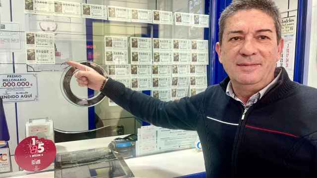 José Manuel, lotero en Málaga.