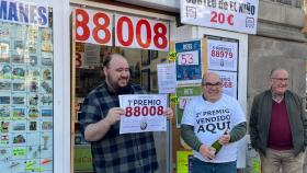La administración de la Puerta del Sol de Vigo vendió el número premiado con ‘El Gordo’ de la Lotería de Navidad