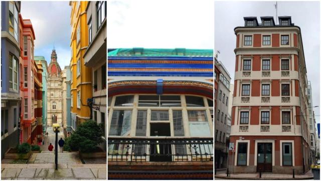 El color en la arquitectura de A Coruña