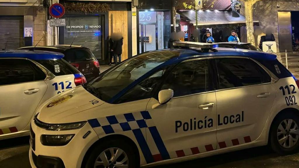 Policía Local de Burgos patrulla de noche