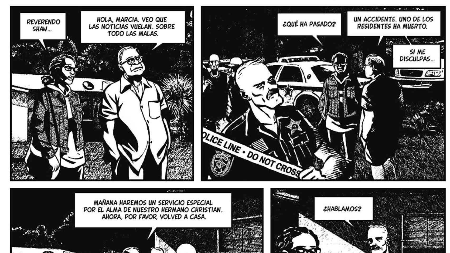 Viñetas de 'Contrition', de Keko y Carlos Portela (Norma Editorial)
